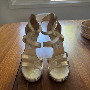Jimmy Choo Gold Heels